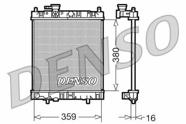 DENSO DRM46001 Радиатор охлаждения двигателя DRM46001: Отличная цена - Купить в Польше на 2407.PL!
