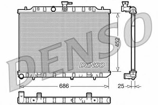 DENSO DRM46007 Radiator, engine cooling DRM46007: Buy near me in Poland at 2407.PL - Good price!