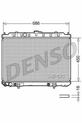 DENSO DRM46008 Radiator, engine cooling DRM46008: Buy near me at 2407.PL in Poland at an Affordable price!