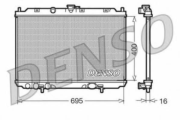 DENSO DRM46013 Chłodnica, układ chłodzenia silnika DRM46013: Dobra cena w Polsce na 2407.PL - Kup Teraz!