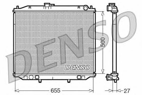 DENSO DRM46020 Radiator, engine cooling DRM46020: Buy near me in Poland at 2407.PL - Good price!