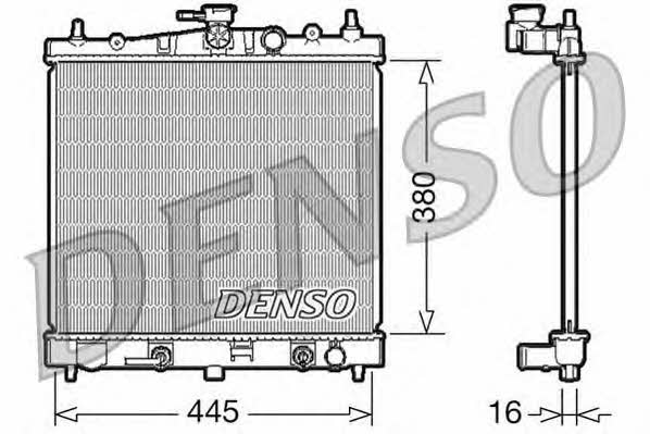 DENSO DRM46021 Радіатор охолодження двигуна DRM46021: Приваблива ціна - Купити у Польщі на 2407.PL!