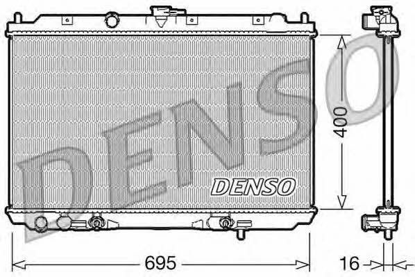 DENSO DRM46026 Chłodnica, układ chłodzenia silnika DRM46026: Dobra cena w Polsce na 2407.PL - Kup Teraz!