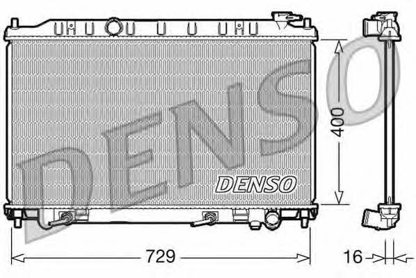 DENSO DRM46033 Радіатор охолодження двигуна DRM46033: Приваблива ціна - Купити у Польщі на 2407.PL!