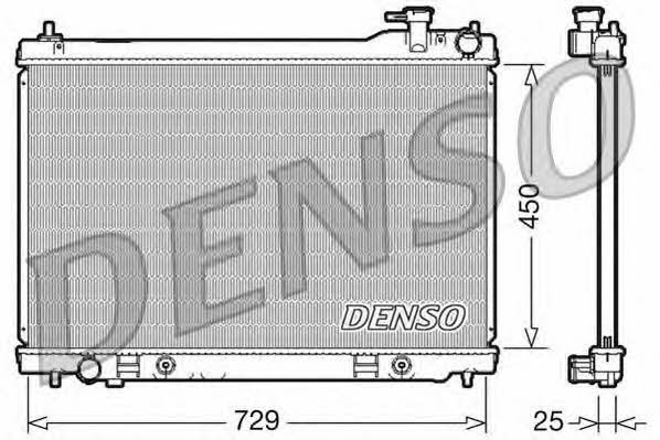 DENSO DRM46100 Radiator, engine cooling DRM46100: Buy near me in Poland at 2407.PL - Good price!