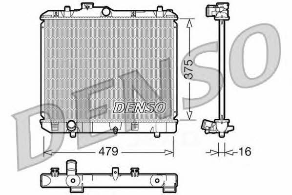 DENSO DRM47004 Радіатор охолодження двигуна DRM47004: Приваблива ціна - Купити у Польщі на 2407.PL!