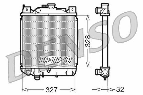 DENSO DRM47006 Радиатор охлаждения двигателя DRM47006: Купить в Польше - Отличная цена на 2407.PL!