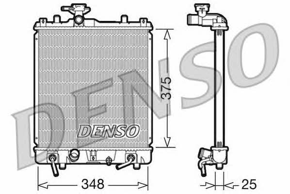 DENSO DRM47009 Радиатор охлаждения двигателя DRM47009: Отличная цена - Купить в Польше на 2407.PL!