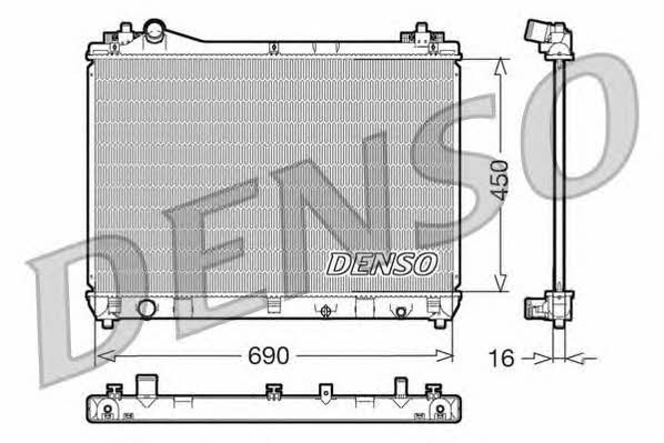 DENSO DRM47011 Radiator, engine cooling DRM47011: Buy near me at 2407.PL in Poland at an Affordable price!