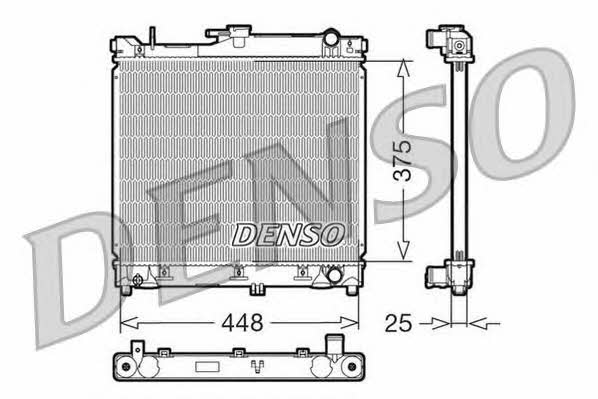 DENSO DRM47014 Radiator, engine cooling DRM47014: Buy near me in Poland at 2407.PL - Good price!