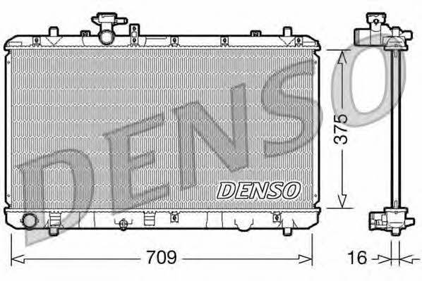 DENSO DRM47023 Radiator, engine cooling DRM47023: Buy near me in Poland at 2407.PL - Good price!