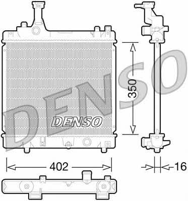 DENSO DRM47026 Radiator, engine cooling DRM47026: Buy near me in Poland at 2407.PL - Good price!