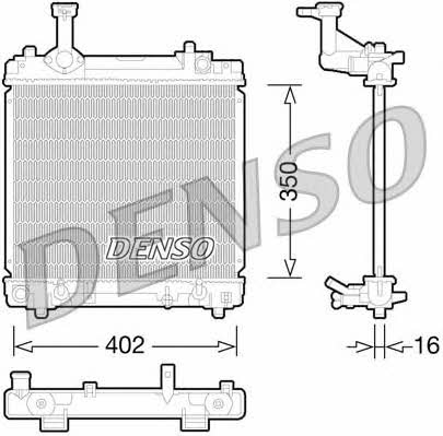 DENSO DRM47027 Radiator, engine cooling DRM47027: Buy near me at 2407.PL in Poland at an Affordable price!