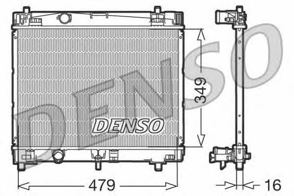 DENSO DRM50003 Радіатор охолодження двигуна DRM50003: Приваблива ціна - Купити у Польщі на 2407.PL!