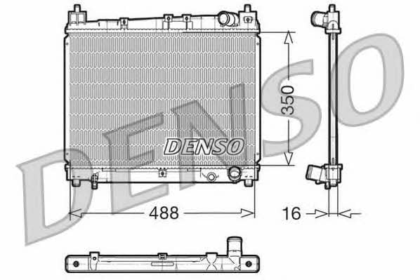 DENSO DRM50006 Radiator, engine cooling DRM50006: Buy near me in Poland at 2407.PL - Good price!