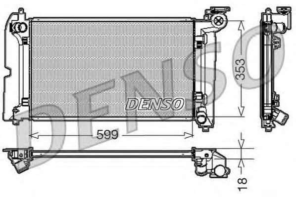 DENSO DRM50010 Радіатор охолодження двигуна DRM50010: Приваблива ціна - Купити у Польщі на 2407.PL!