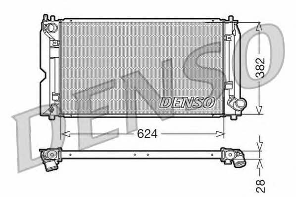 DENSO DRM50012 Радіатор охолодження двигуна DRM50012: Приваблива ціна - Купити у Польщі на 2407.PL!