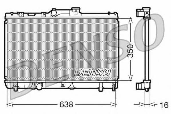 DENSO DRM50013 Радіатор охолодження двигуна DRM50013: Приваблива ціна - Купити у Польщі на 2407.PL!
