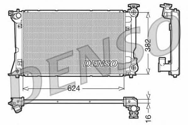 DENSO DRM50018 Радиатор охлаждения двигателя DRM50018: Купить в Польше - Отличная цена на 2407.PL!
