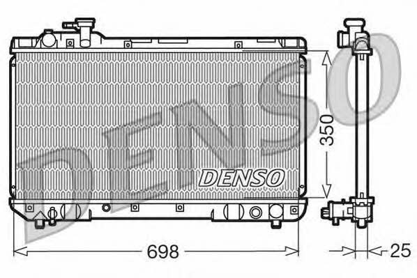 DENSO DRM50020 Радіатор охолодження двигуна DRM50020: Приваблива ціна - Купити у Польщі на 2407.PL!