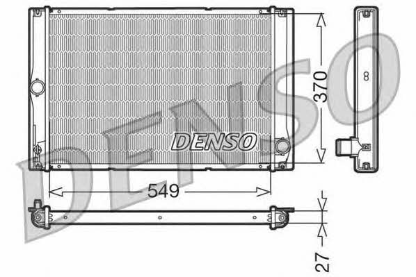 DENSO DRM50023 Radiator, engine cooling DRM50023: Buy near me at 2407.PL in Poland at an Affordable price!