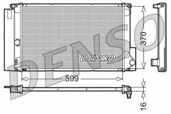 DENSO DRM50026 Радіатор охолодження двигуна DRM50026: Приваблива ціна - Купити у Польщі на 2407.PL!