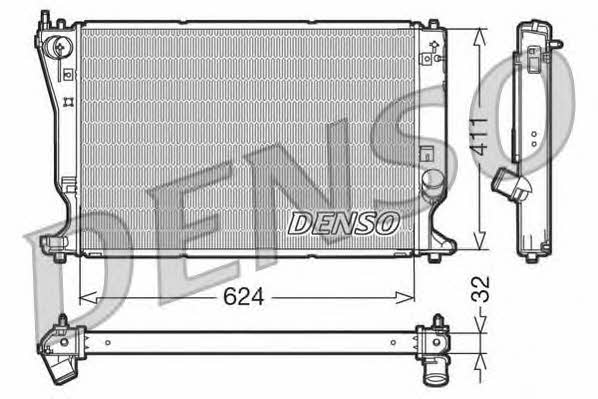 DENSO DRM50032 Radiator, engine cooling DRM50032: Buy near me in Poland at 2407.PL - Good price!