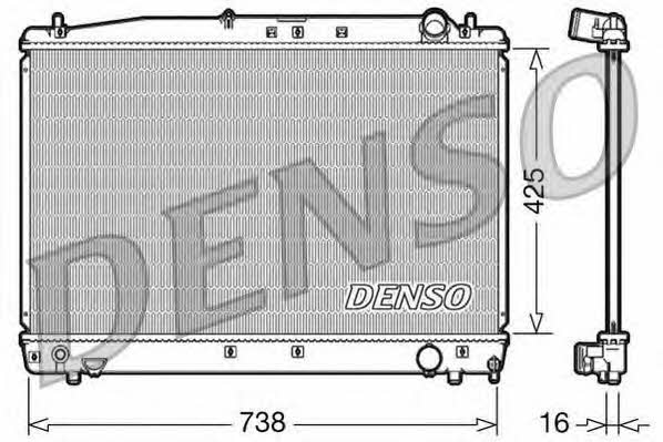 DENSO DRM50033 Радиатор охлаждения двигателя DRM50033: Отличная цена - Купить в Польше на 2407.PL!