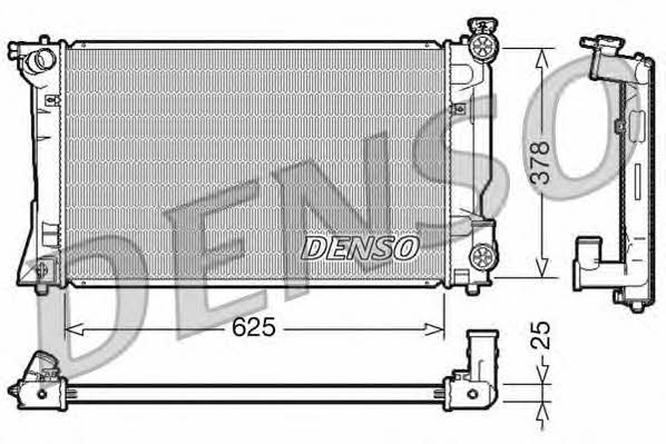 DENSO DRM50035 Radiator, engine cooling DRM50035: Buy near me in Poland at 2407.PL - Good price!