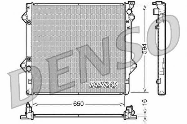 DENSO DRM50036 Radiator, engine cooling DRM50036: Buy near me in Poland at 2407.PL - Good price!