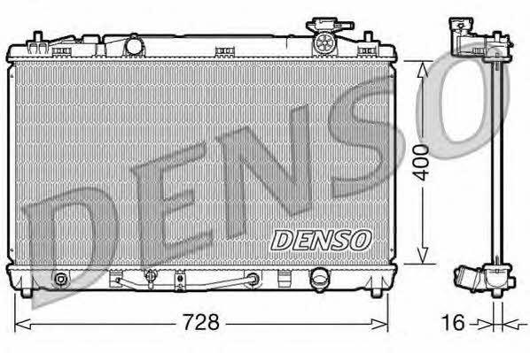 DENSO DRM50042 Радіатор охолодження двигуна DRM50042: Приваблива ціна - Купити у Польщі на 2407.PL!