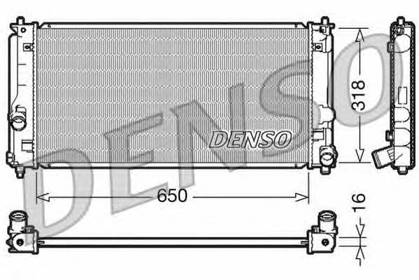 DENSO DRM50044 Радіатор охолодження двигуна DRM50044: Купити у Польщі - Добра ціна на 2407.PL!