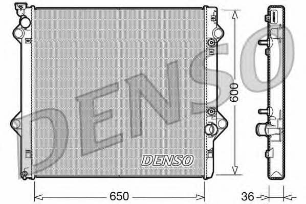 DENSO DRM50049 Радиатор охлаждения двигателя DRM50049: Отличная цена - Купить в Польше на 2407.PL!