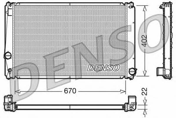 DENSO DRM50053 Radiator, engine cooling DRM50053: Buy near me in Poland at 2407.PL - Good price!