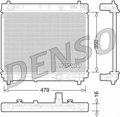 DENSO DRM50059 Radiator, engine cooling DRM50059: Buy near me at 2407.PL in Poland at an Affordable price!