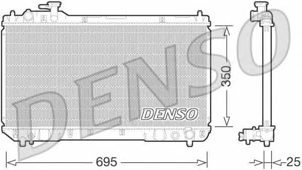 DENSO DRM50062 Radiator, engine cooling DRM50062: Buy near me in Poland at 2407.PL - Good price!