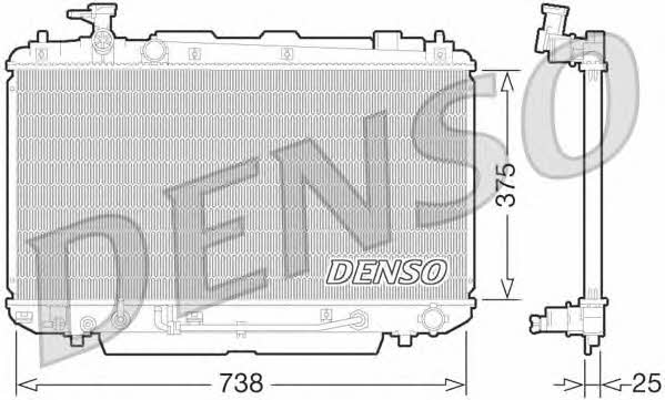 DENSO DRM50064 Radiator, engine cooling DRM50064: Buy near me in Poland at 2407.PL - Good price!