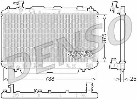 DENSO DRM50065 Радіатор охолодження двигуна DRM50065: Приваблива ціна - Купити у Польщі на 2407.PL!