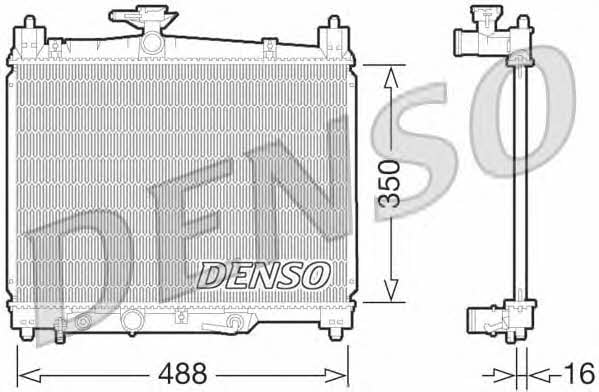 DENSO DRM50066 Radiator, engine cooling DRM50066: Buy near me in Poland at 2407.PL - Good price!