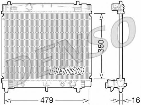 DENSO DRM50070 Радиатор охлаждения двигателя DRM50070: Отличная цена - Купить в Польше на 2407.PL!