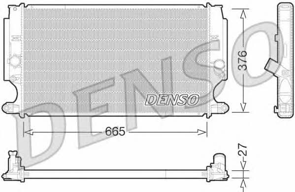 DENSO DRM50072 Radiator, engine cooling DRM50072: Buy near me in Poland at 2407.PL - Good price!