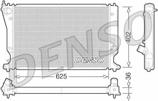 DENSO DRM50073 Радіатор охолодження двигуна DRM50073: Приваблива ціна - Купити у Польщі на 2407.PL!