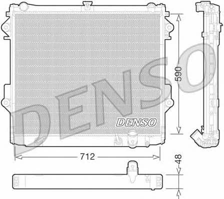 DENSO DRM50074 Radiator, engine cooling DRM50074: Buy near me in Poland at 2407.PL - Good price!