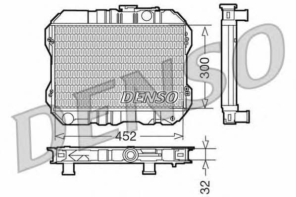 DENSO DRM50200 Радиатор охлаждения двигателя DRM50200: Отличная цена - Купить в Польше на 2407.PL!