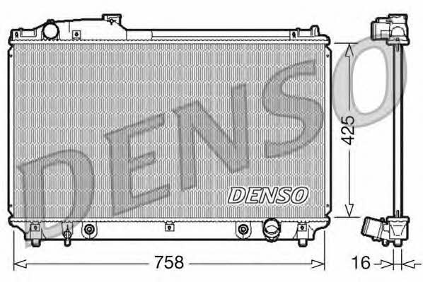 DENSO DRM51003 Radiator, engine cooling DRM51003: Buy near me in Poland at 2407.PL - Good price!