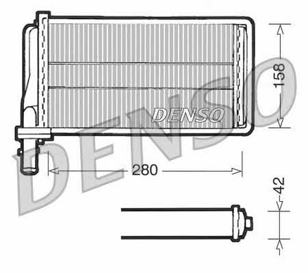 DENSO DRR01001 Heat exchanger, interior heating DRR01001: Buy near me in Poland at 2407.PL - Good price!