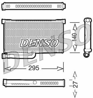 DENSO DRR02004 Heat exchanger, interior heating DRR02004: Buy near me in Poland at 2407.PL - Good price!