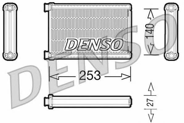 DENSO DRR05005 Heat exchanger, interior heating DRR05005: Buy near me in Poland at 2407.PL - Good price!