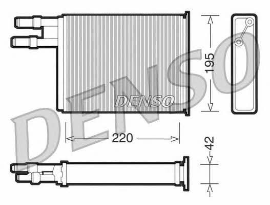 DENSO DRR09031 Heat exchanger, interior heating DRR09031: Buy near me in Poland at 2407.PL - Good price!