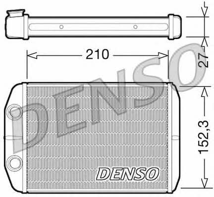 DENSO DRR09073 Heat exchanger, interior heating DRR09073: Buy near me in Poland at 2407.PL - Good price!